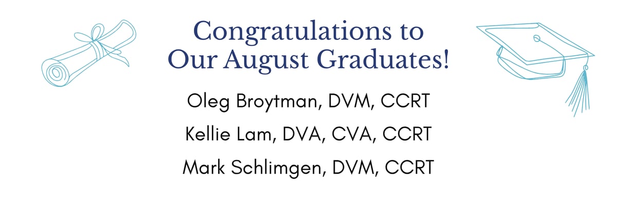 Congratulations to our August Graduates!
